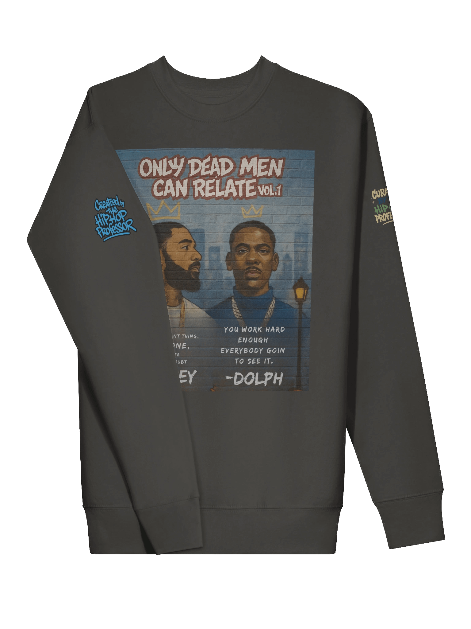 The Hip Hop Professor mixtape mural Sweatshirt product image (20)