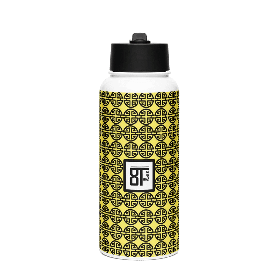 8T Sips Prosperity Stainless Steel Water Bottle product image (1)