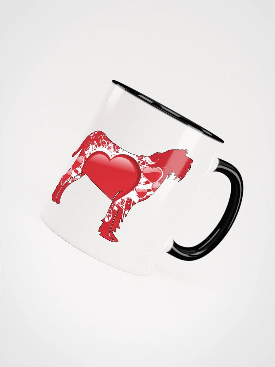 Spinone Italiano filled with big red hearts mug product image (25)