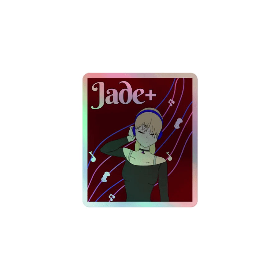 Jade+ Holographic Sticker product image (1)