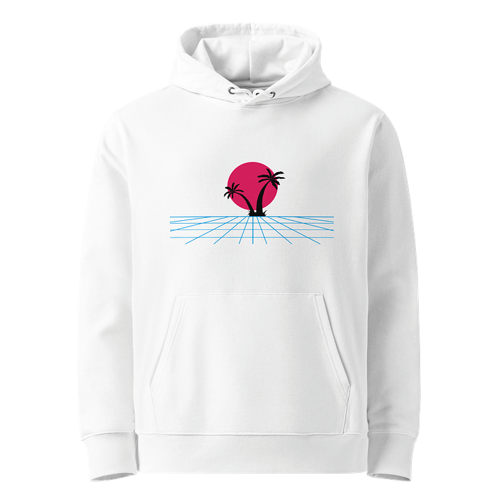 Retro Sunset Vibes Organic Hoodie product image (1)