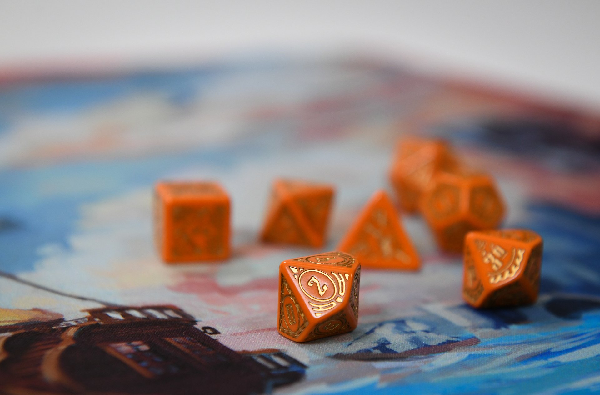 Jay Dice Set 7pcs - Riptide Character Dice product image (7)