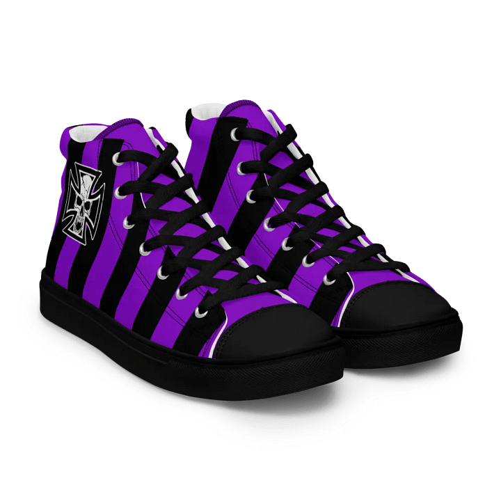 Maltese cross and skull mens high tops product image (2)