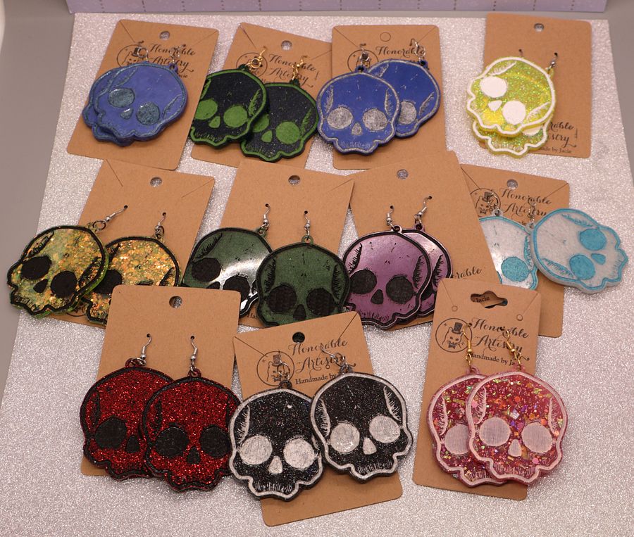 Large Skull Earrings product image (4)