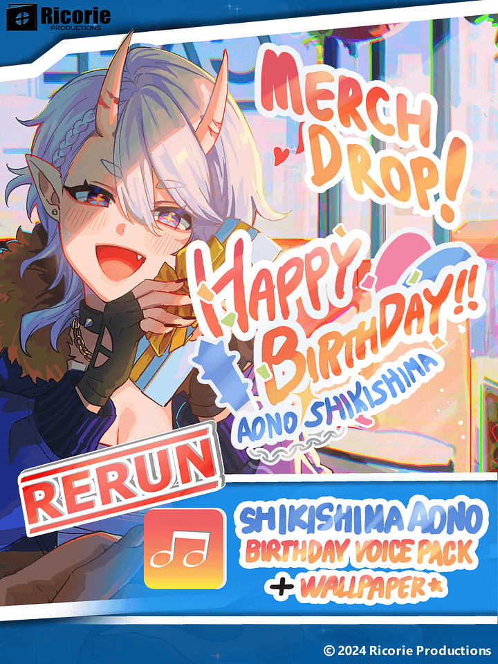 Shikishima Aono 2024 Birthday Voice Pack Rerun product image (1)