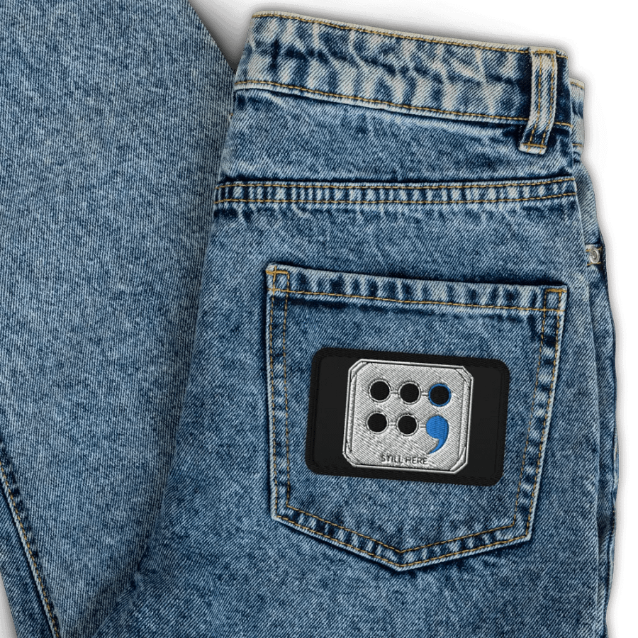 Still Here Embroidered Patch product image (3)