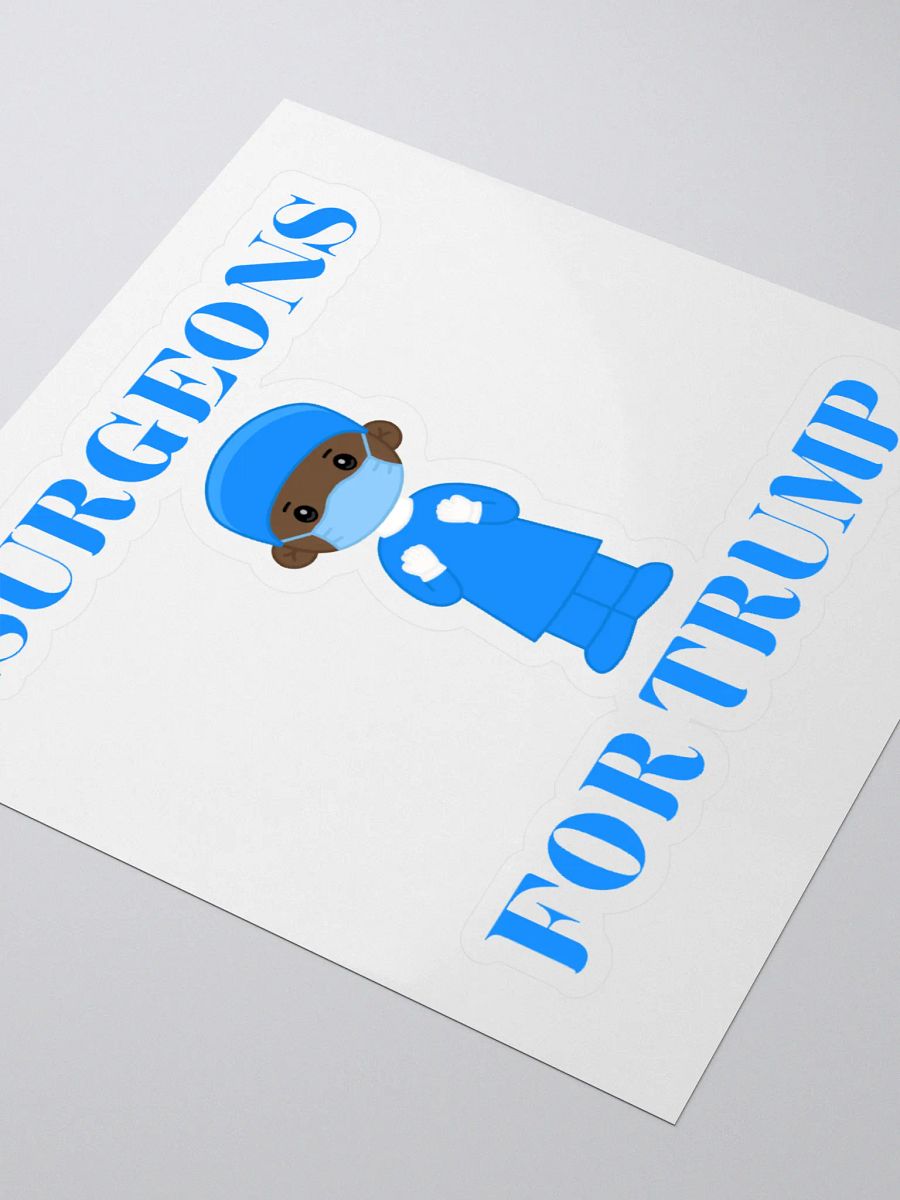 Surgeons For Trump (M) Sticker product image (3)