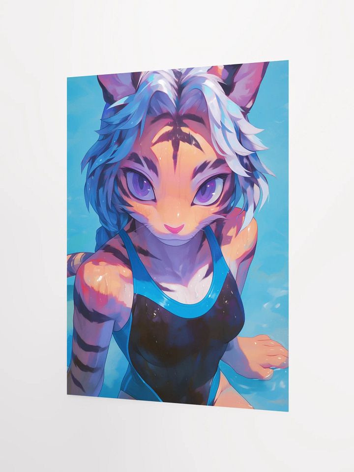 Tiger Striped Athlete Poster product image (2)