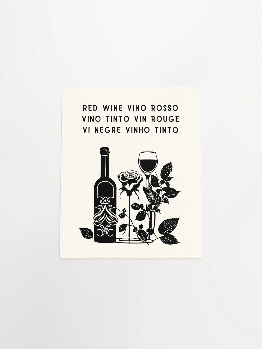 Red Wine Poster - Enhanced Matte Paper Poster product image (4)