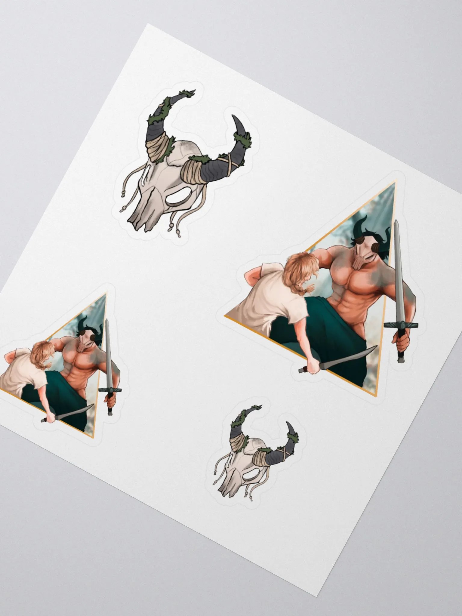 QUEST FOR THE SYLVAN BLADE STICKER SHEET (Lux Arcana) product image (4)