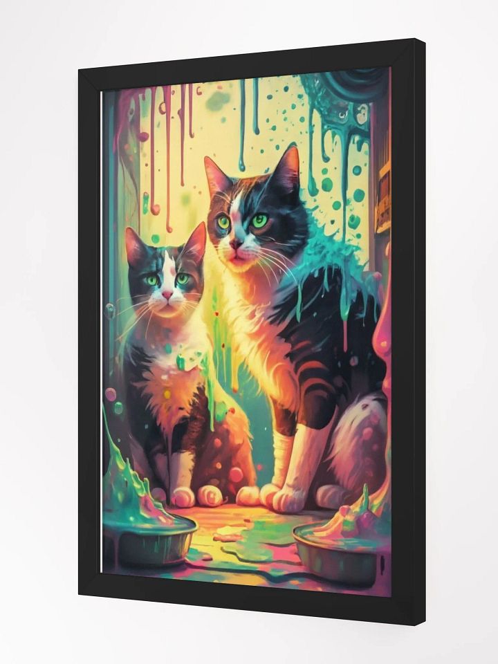 Purrfect Pals: A Splash of Color for Cat-tastic Decor product image (3)