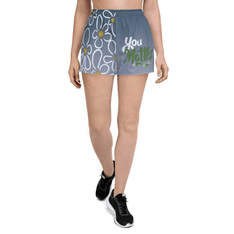 You Matter Flower Shorts product image (1)