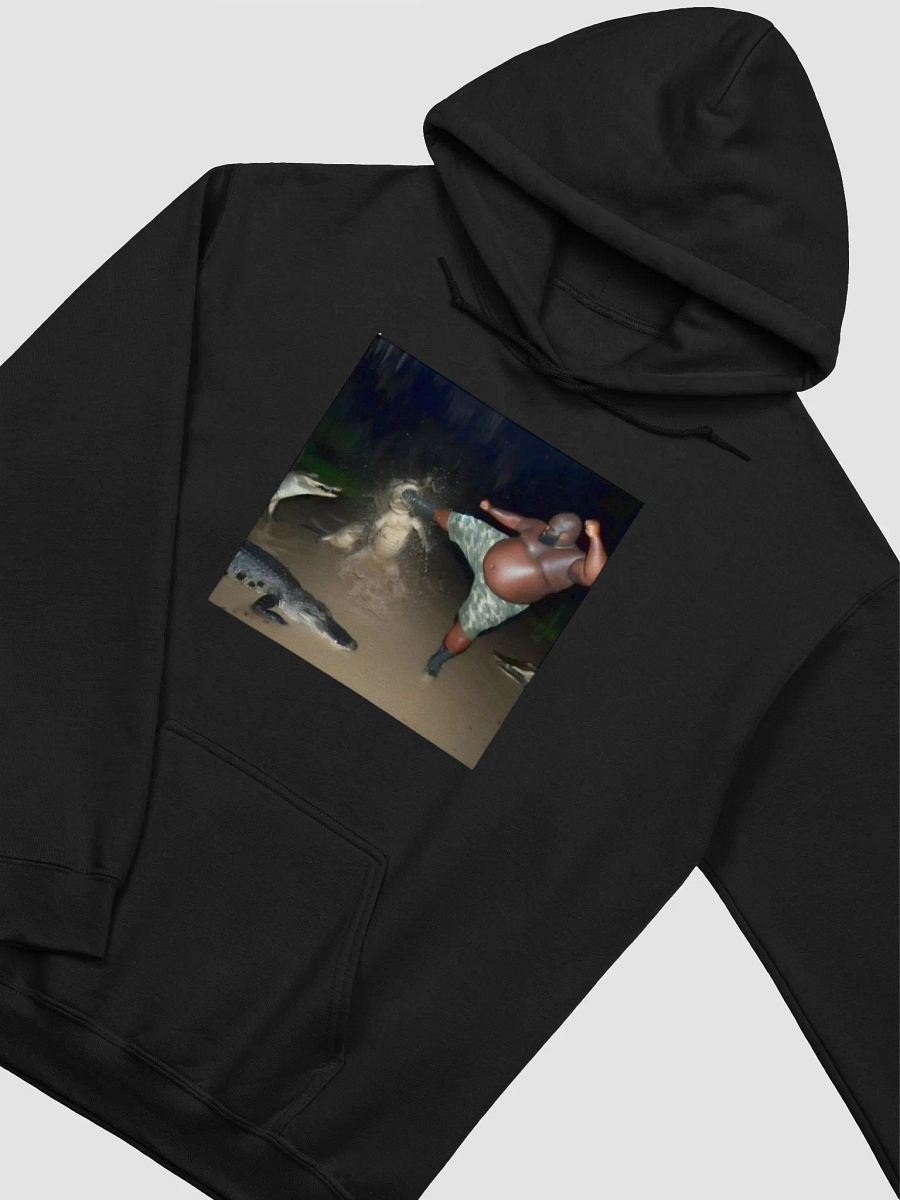 Man Kicking Alligator Hoodie product image (2)