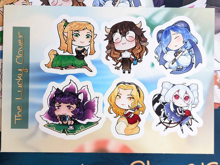 TLC Summer 2024 Sticker Sheet product image (1)