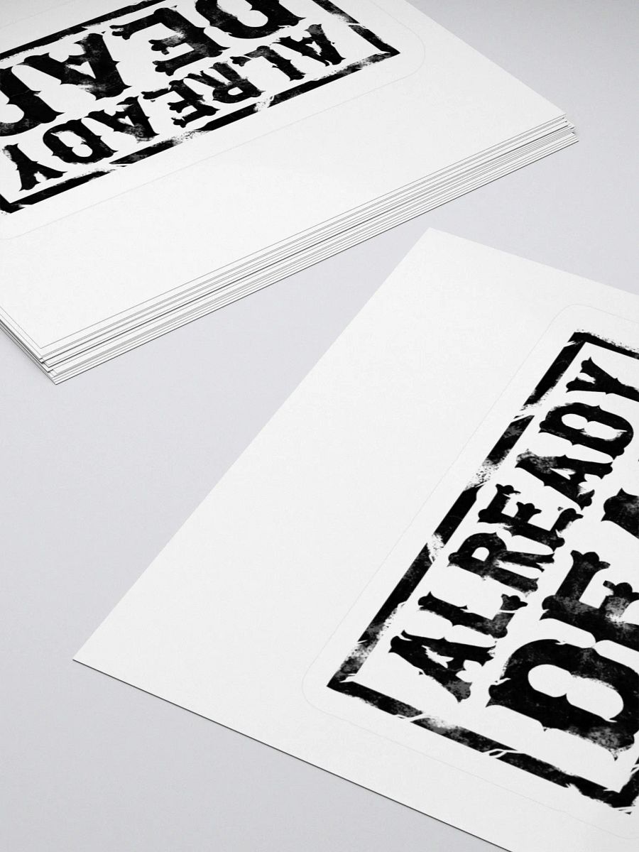Already Dead Sticker product image (12)