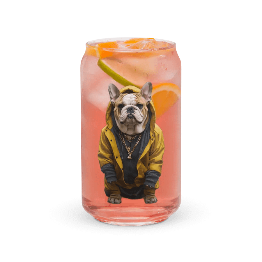 Bulldog Boss Can-Shaped Glass product image (7)