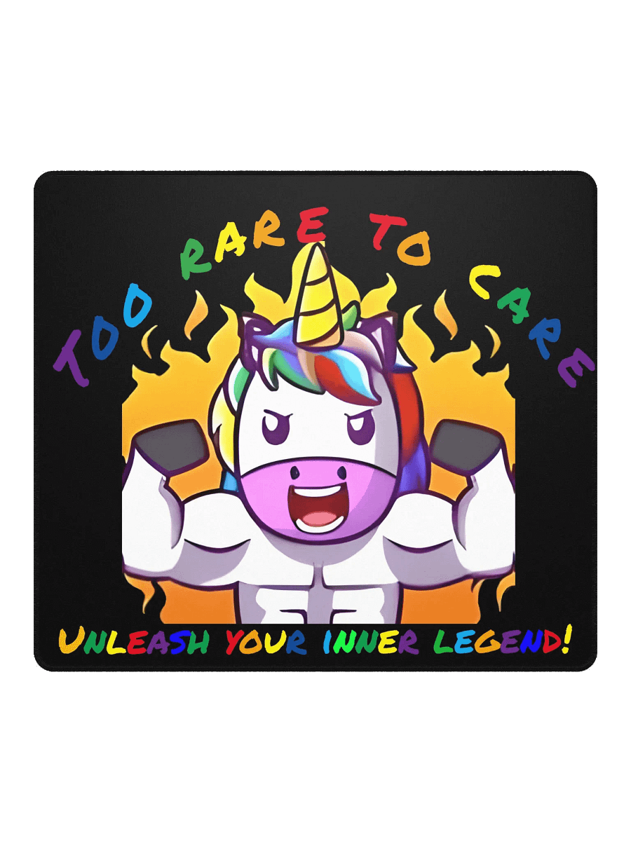 Too Rare To Care Mousepad product image (6)