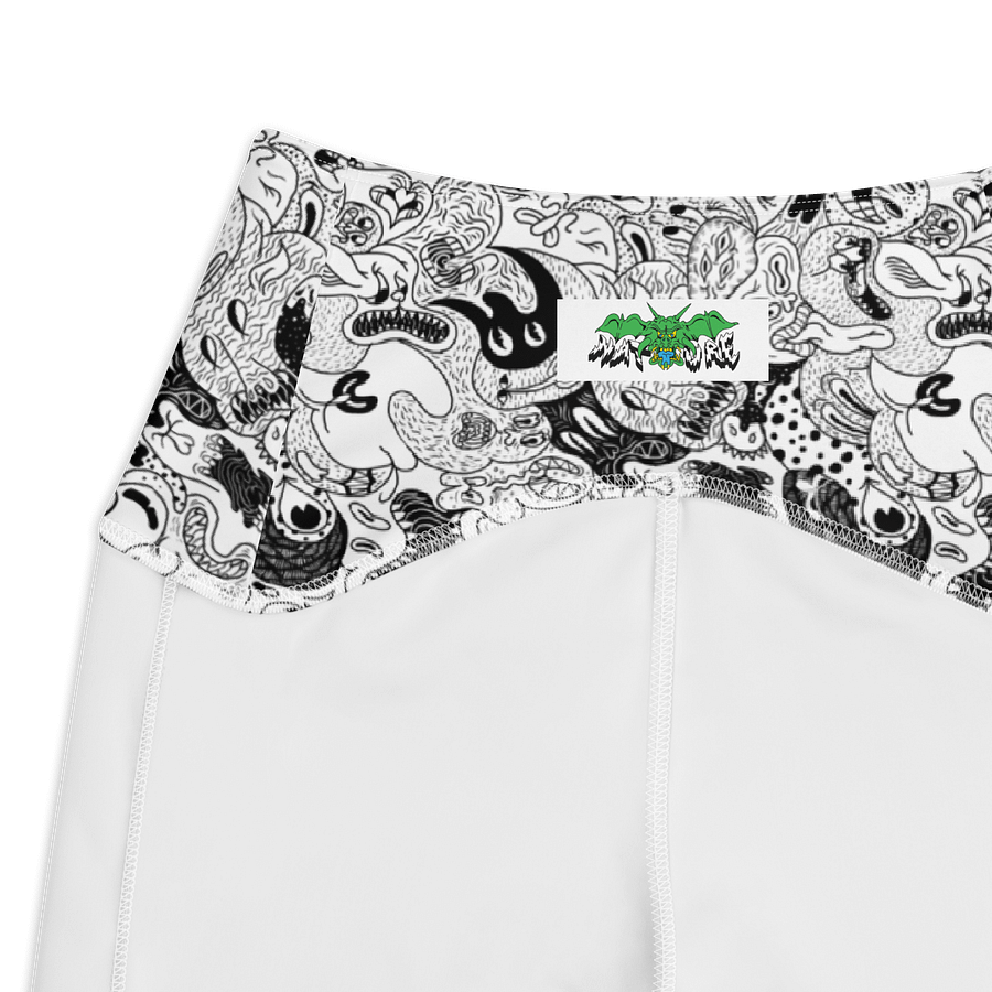 Monster repeat pattern leggings product image (3)