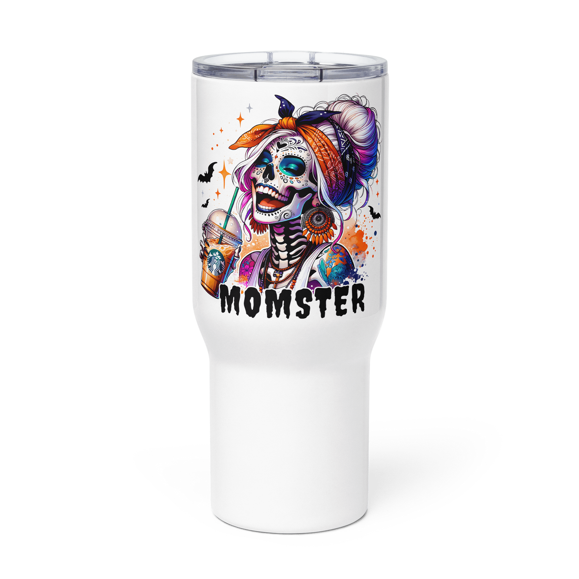 Vibrant Skeleton Travel Mug product image (3)