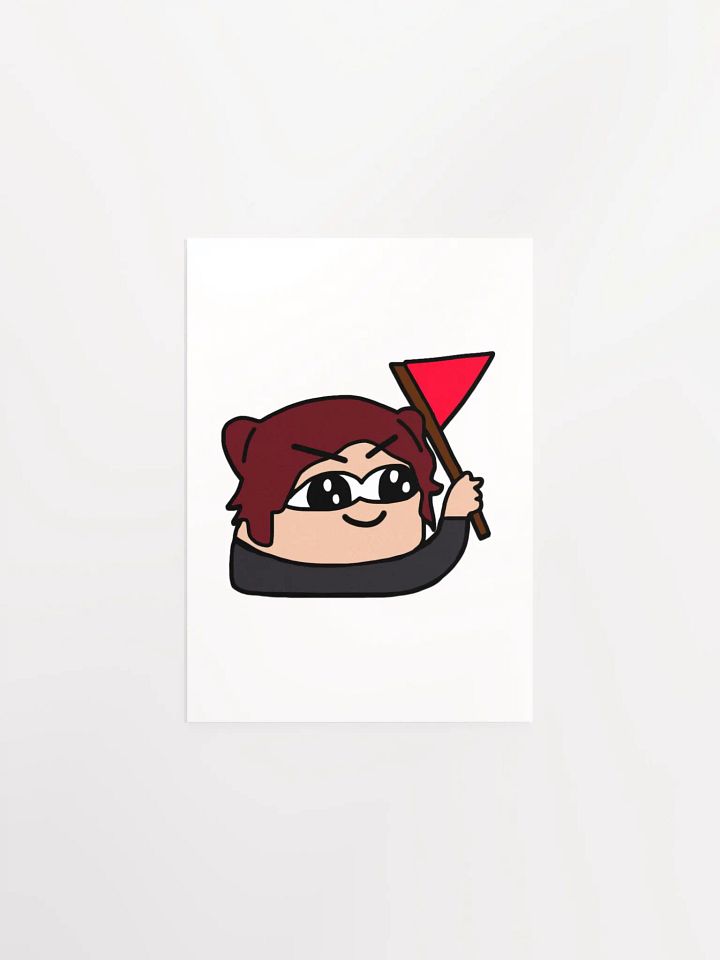 Tina Red Flag Poster product image (1)