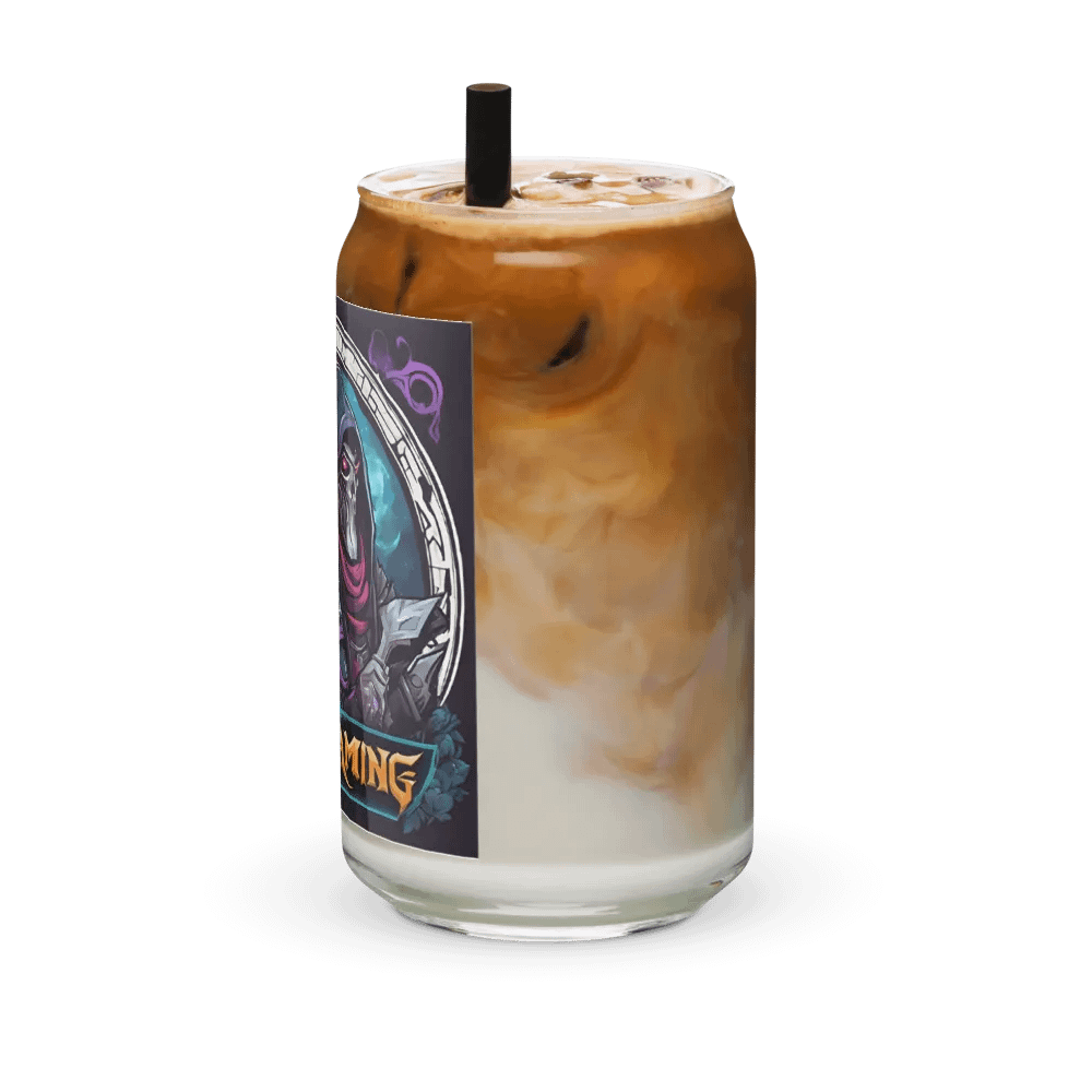 Medley Gaming Glass Cup With lid and straw product image (42)