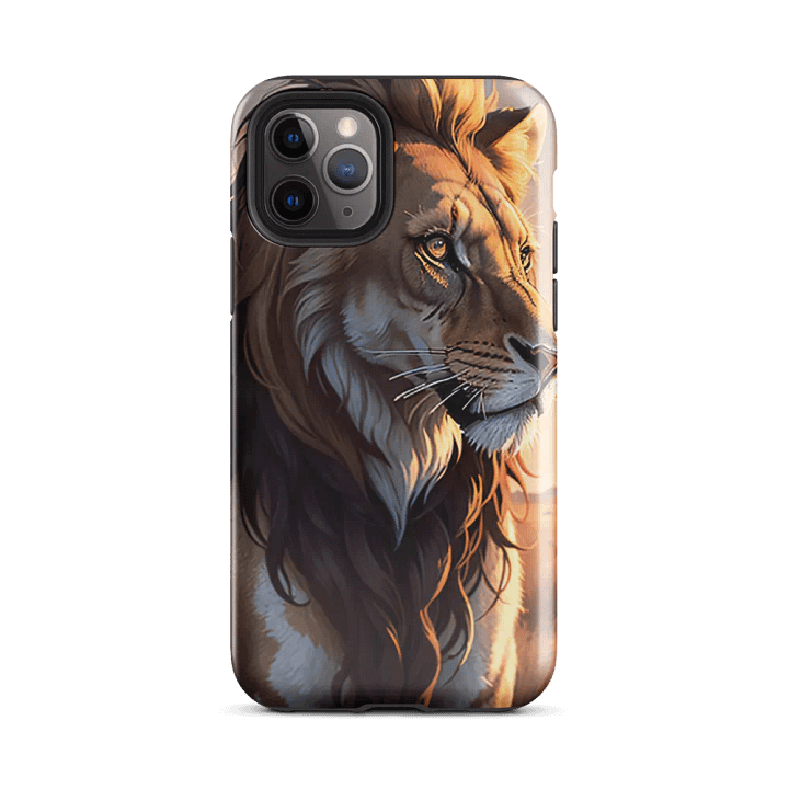 Majestic Lion iPhone Tough Case – Regal Wildlife Design product image (49)