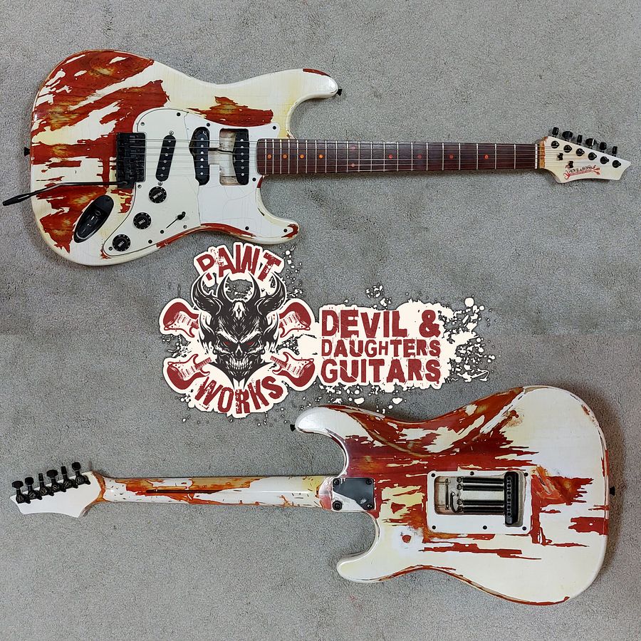 Red & White Relic Strat product image (3)