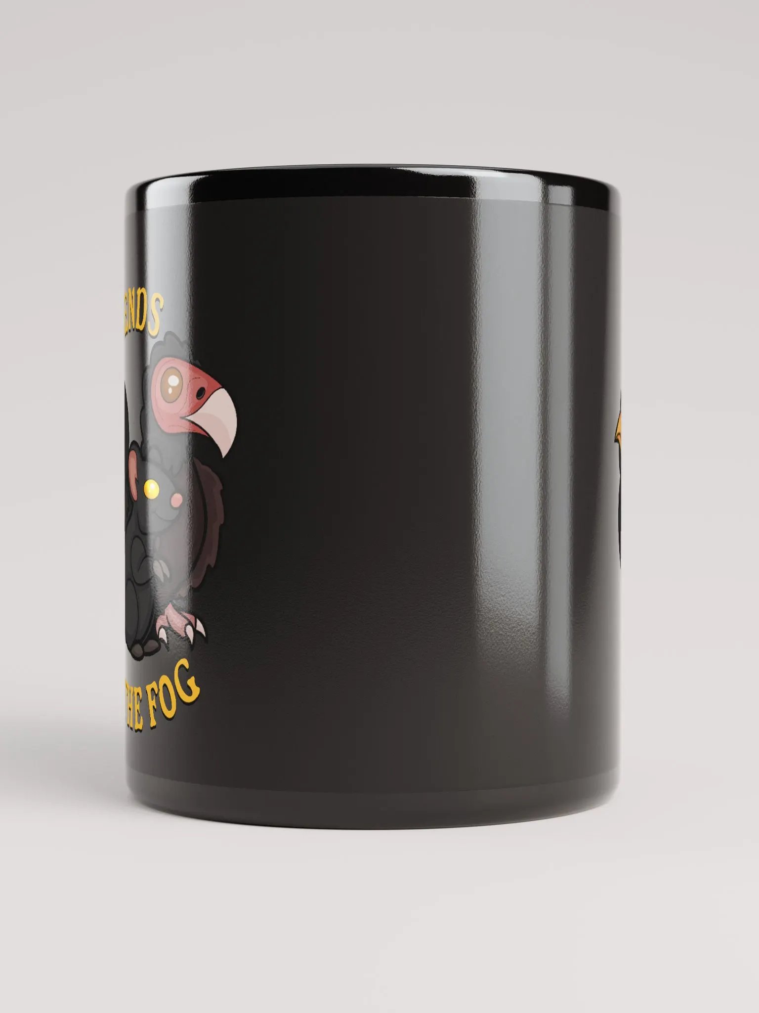 Friends of the Fog Black Glossy Mug product image (9)