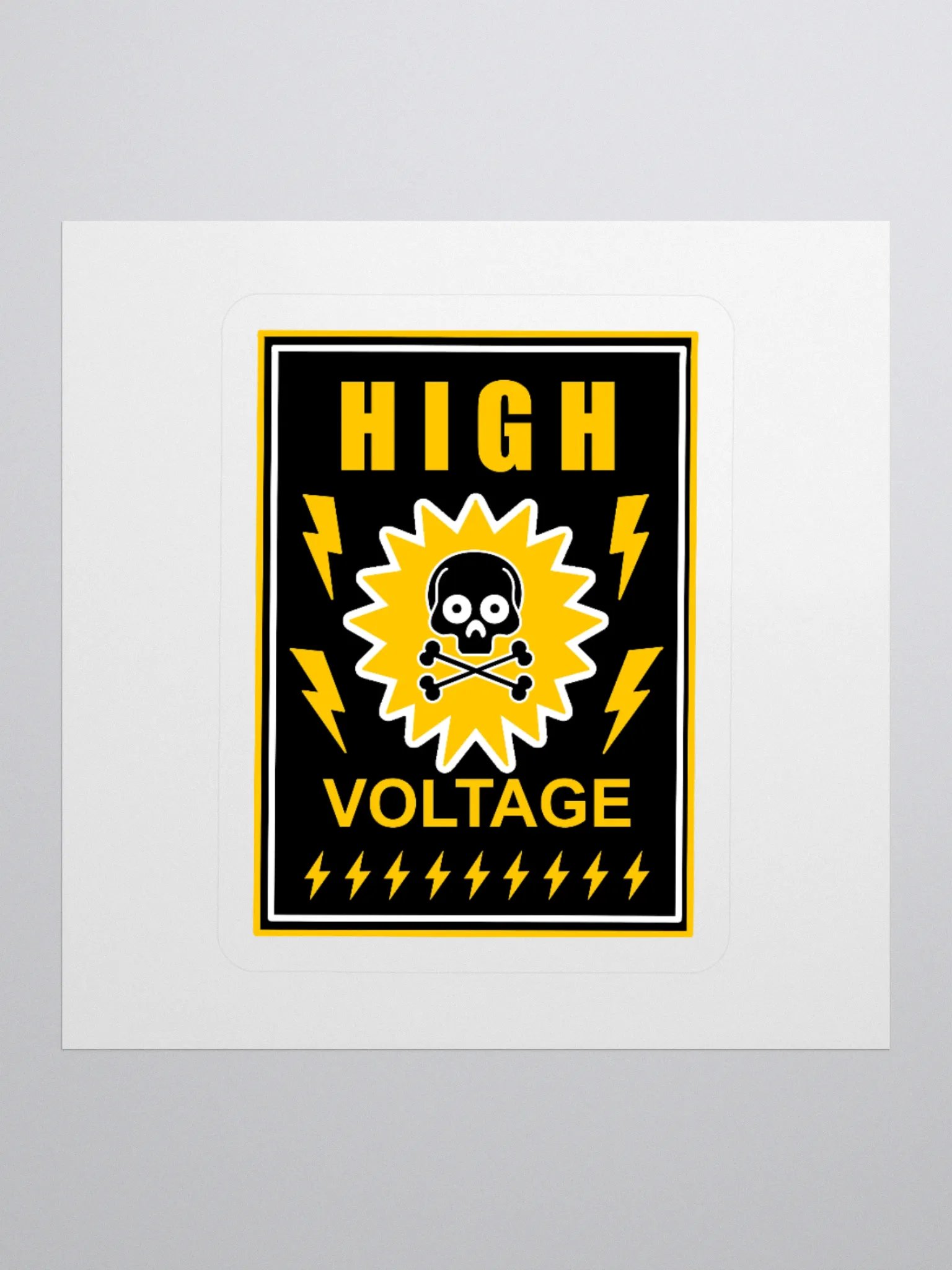 Dangerous Voltage Kiss Cut Stickers product image (3)