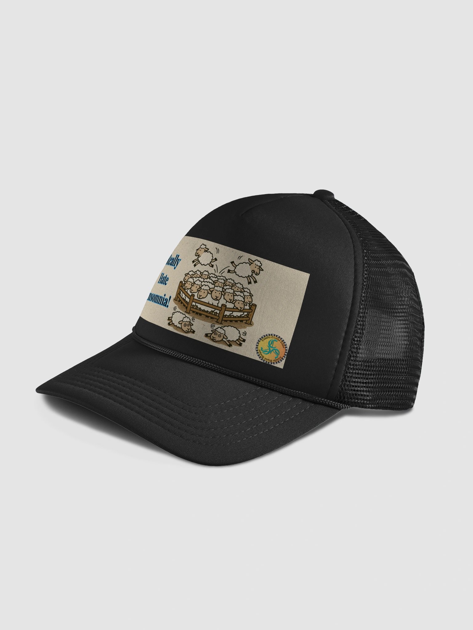 I Really Hate Insomnia (Both) Valucap Foam Trucker Hat product image (7)