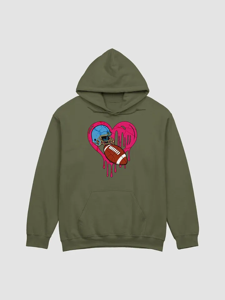 Heart Football Hoodie product image (13)