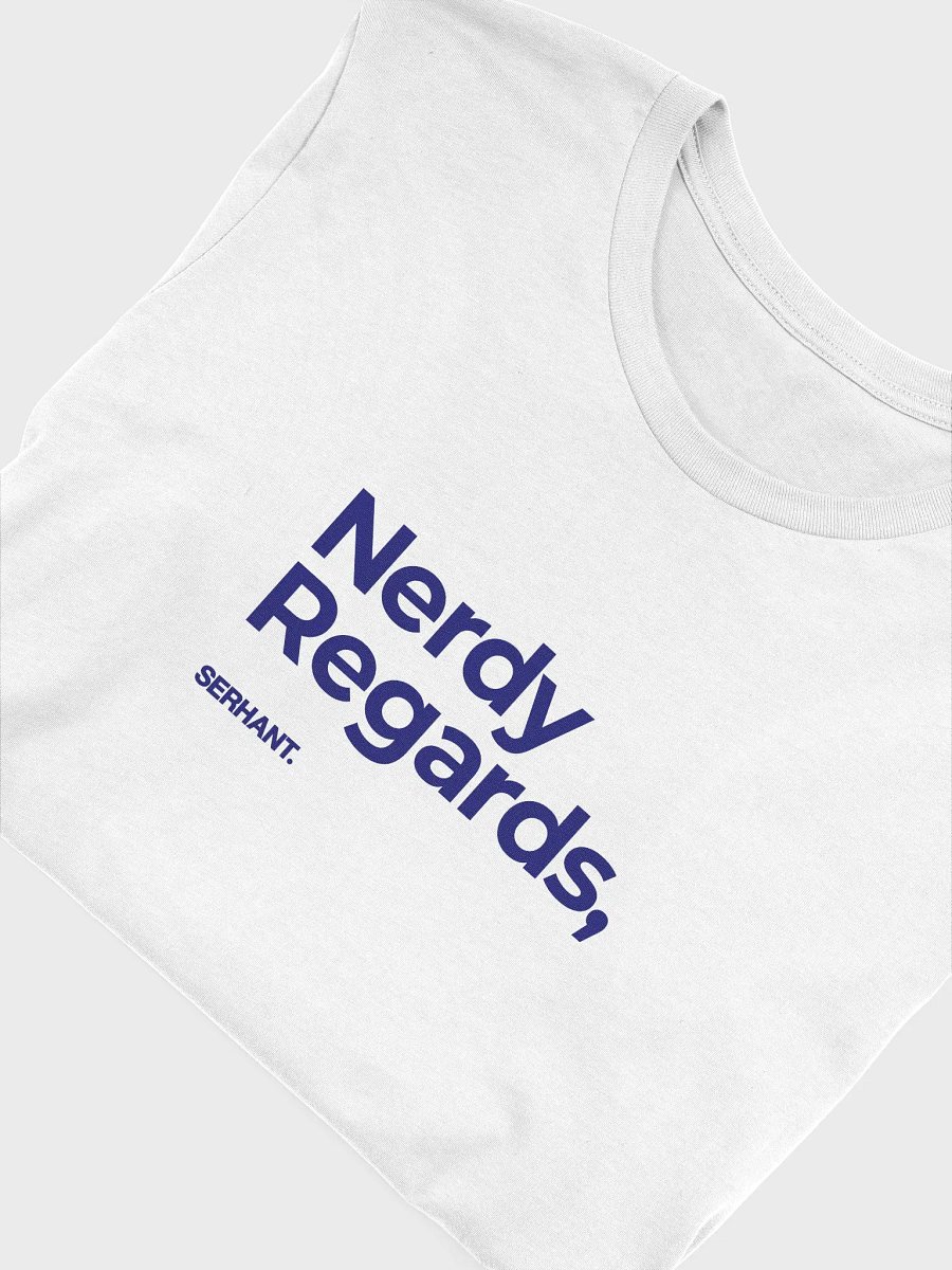 S. Nerdy Regards White T-Shirt product image (5)