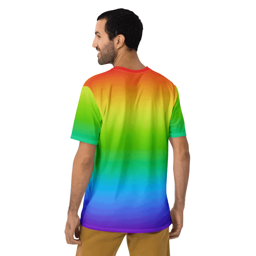 Rainbow Crew Neck T-Shirt product image (10)
