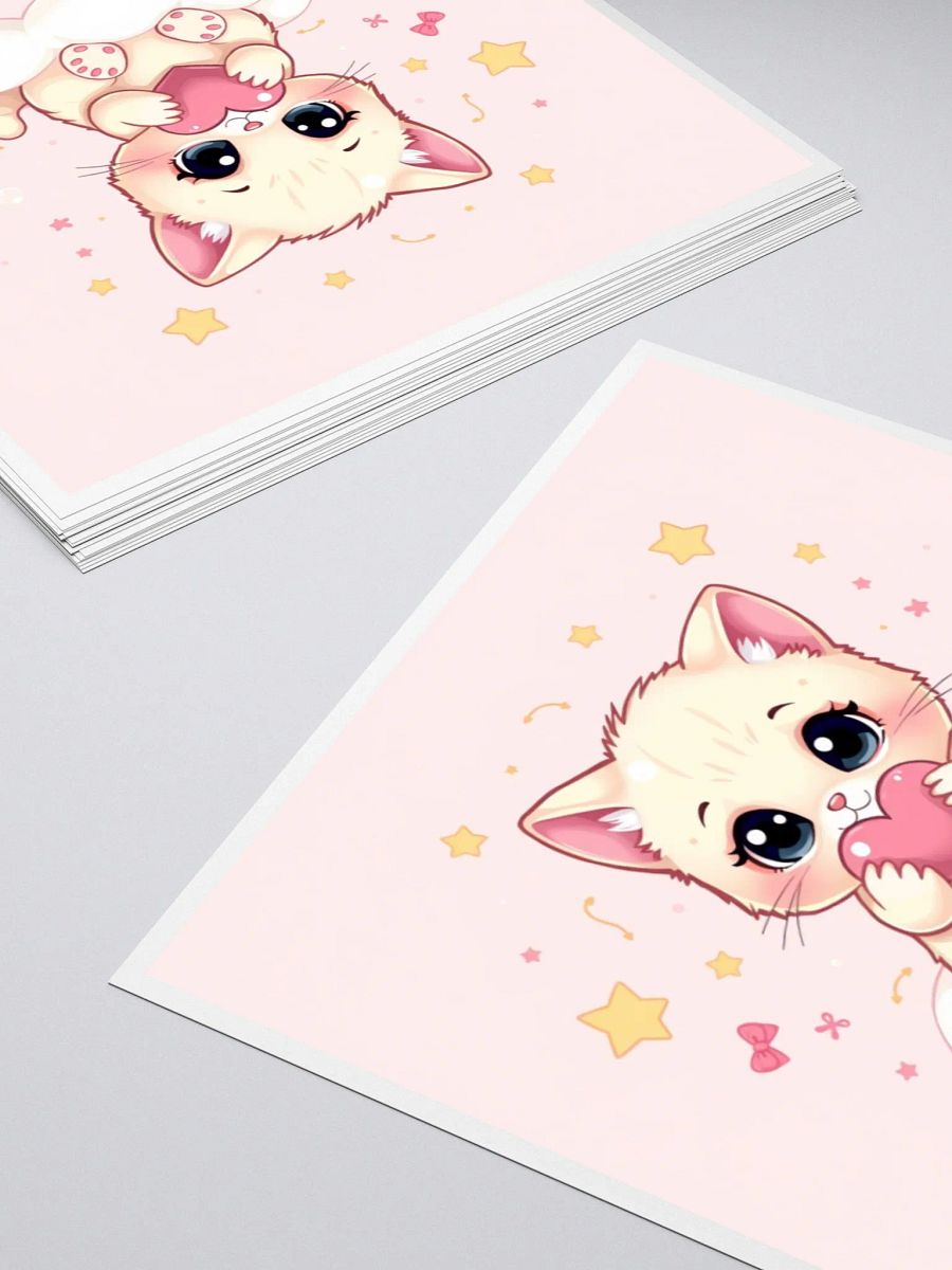Kawaii Kitten Love Stickers product image (7)