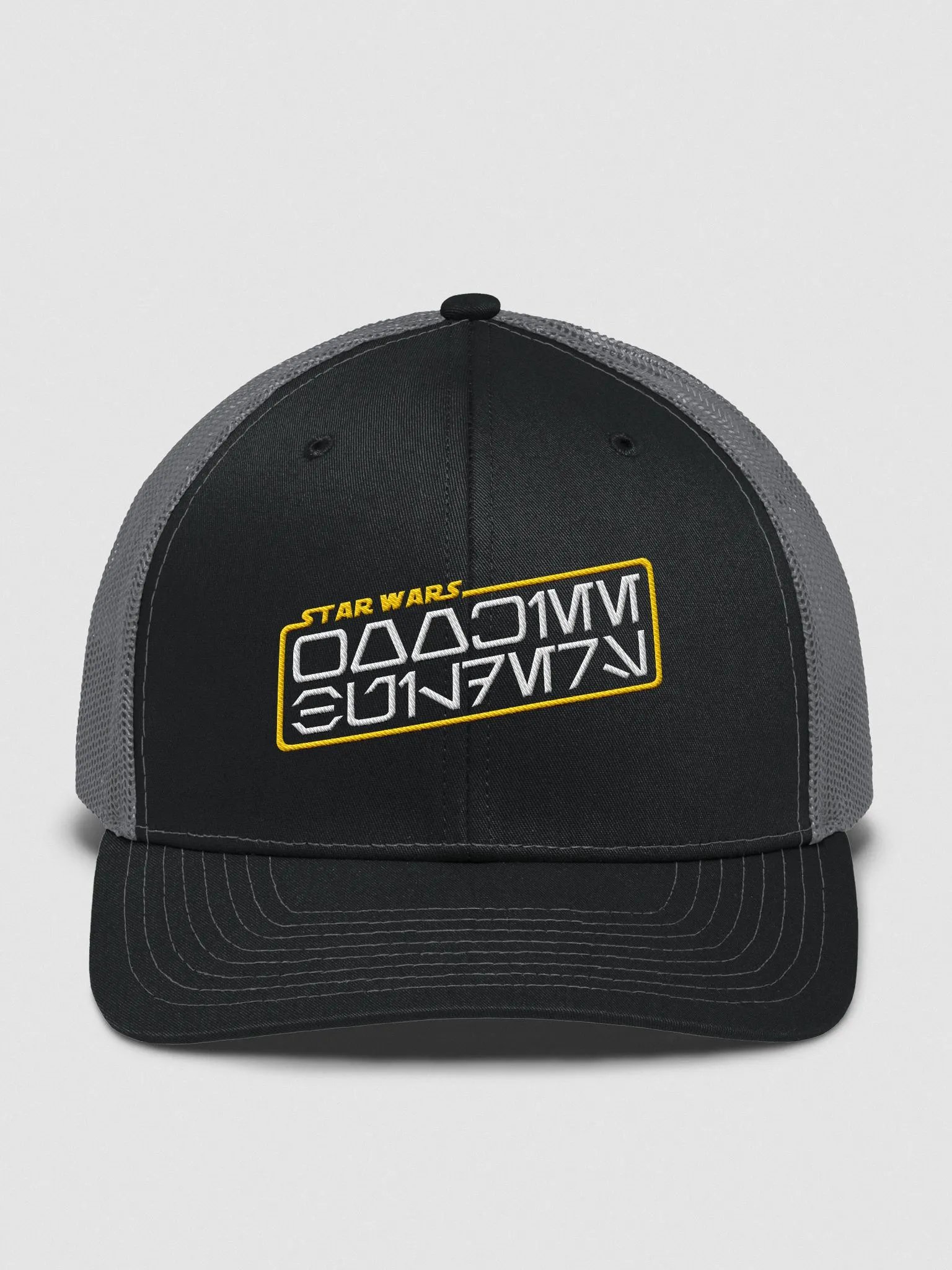 Wookiee Builders Logo Trucker Hat (Aurebesh) product image (1)