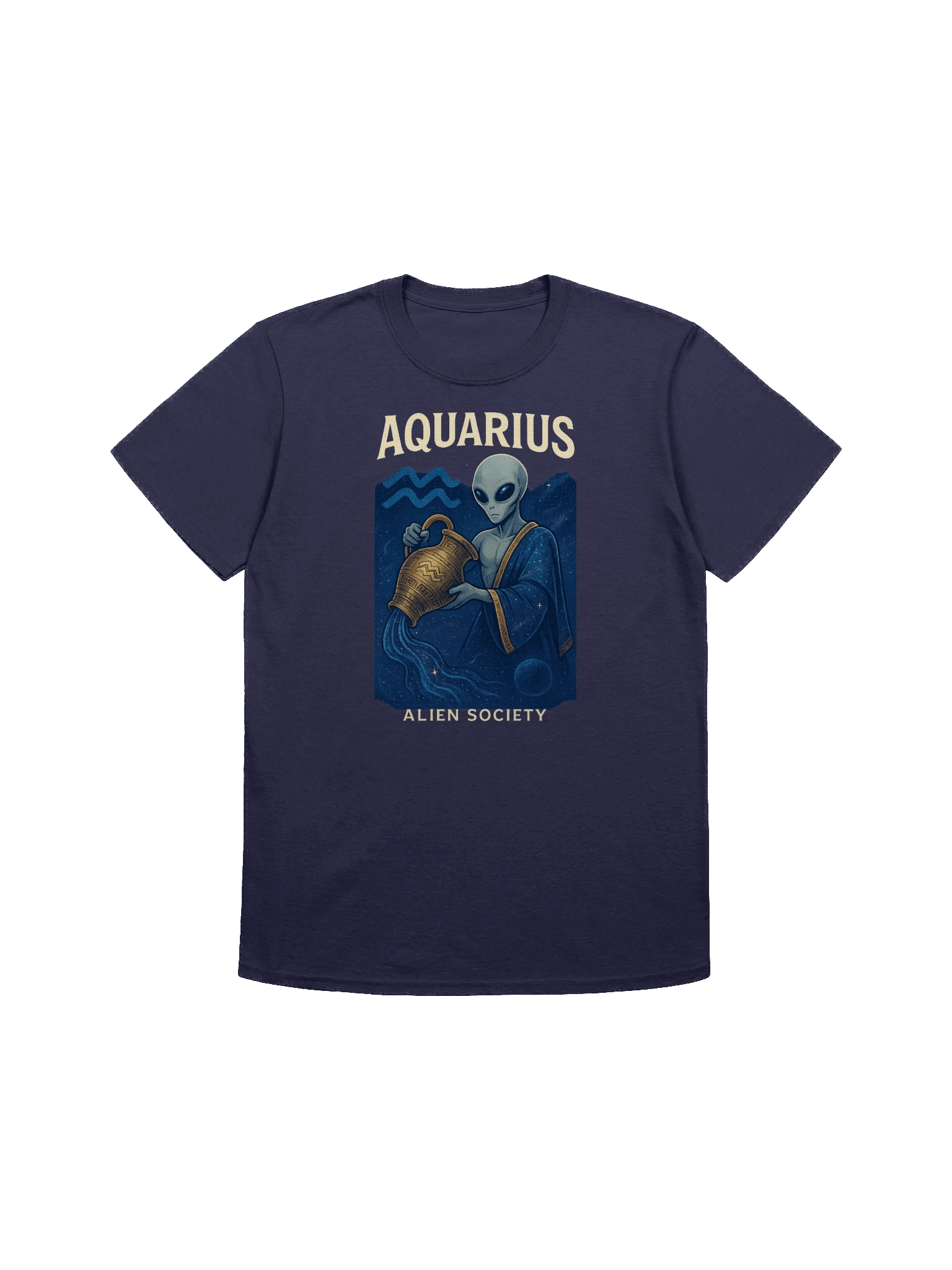 Aquarius Alien Robe T-Shirt product image (4)