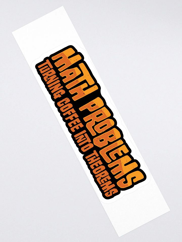Express Your Love for Coffee & Math with This Sticker! product image (2)