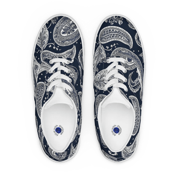 Paisley Dream Lace-Up Canvas Shoes product image (1)