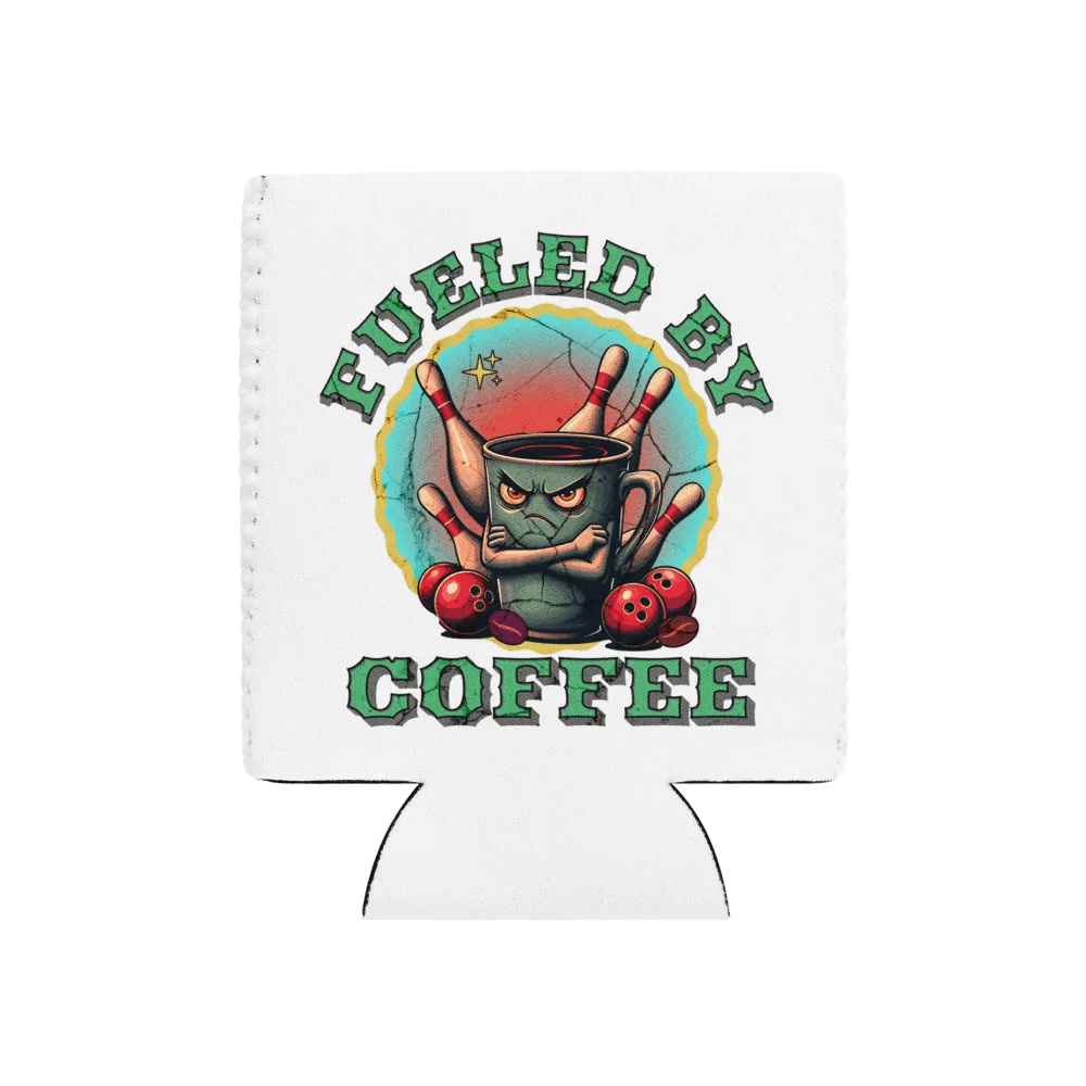Fueled By Coffee Bowling Can Cooler product image (1)