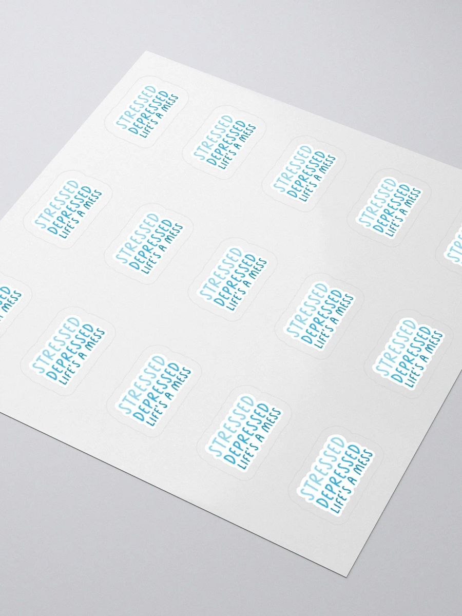Stressed & Depressed Stricker (SMALL Sheet) product image (3)