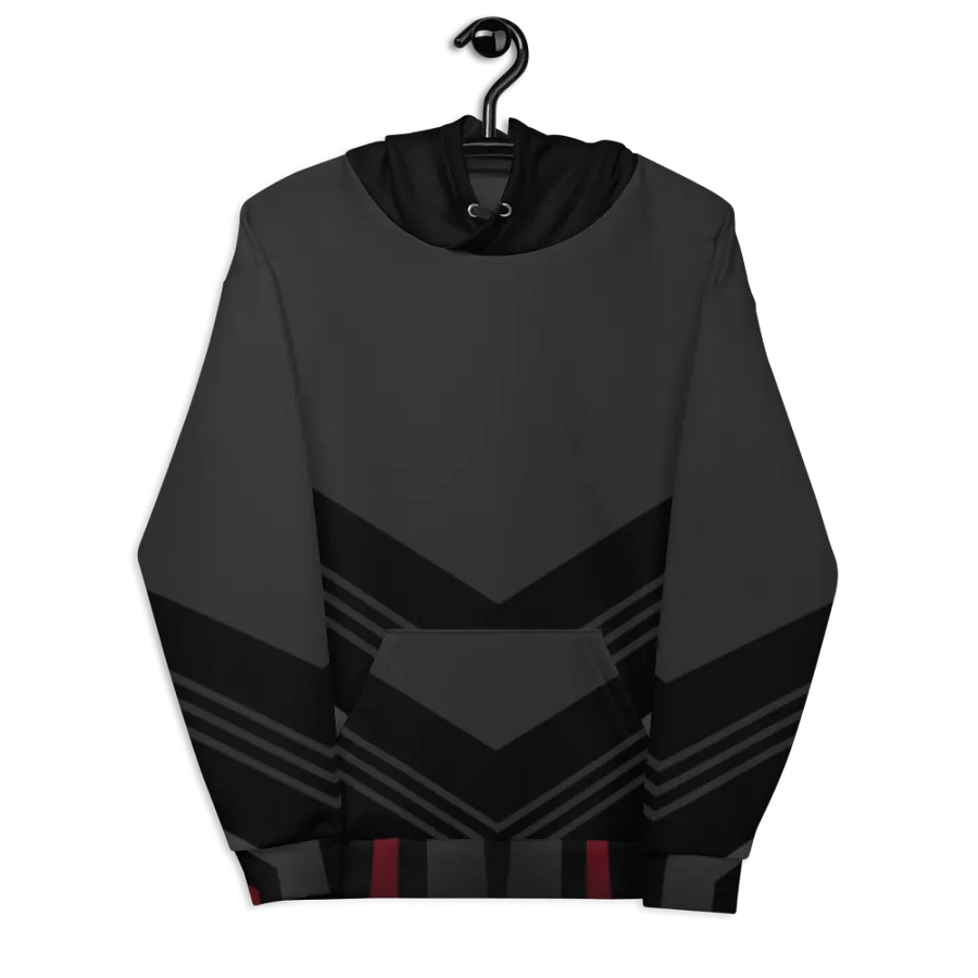 Symmetry in Red Unisex Hoodie product image (7)