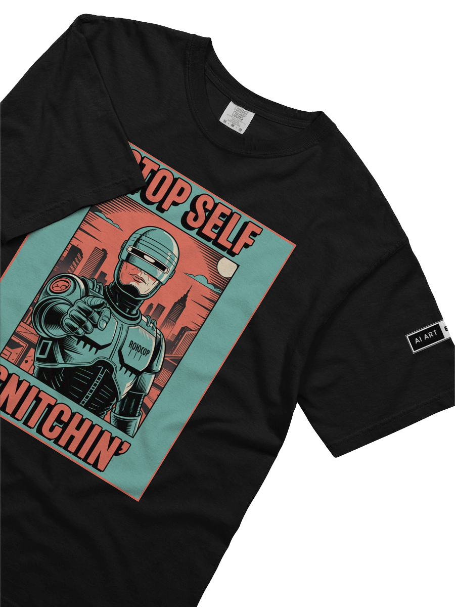"SELF STOP SNITCHIN'" 100% cotton T-shirt product image (7)