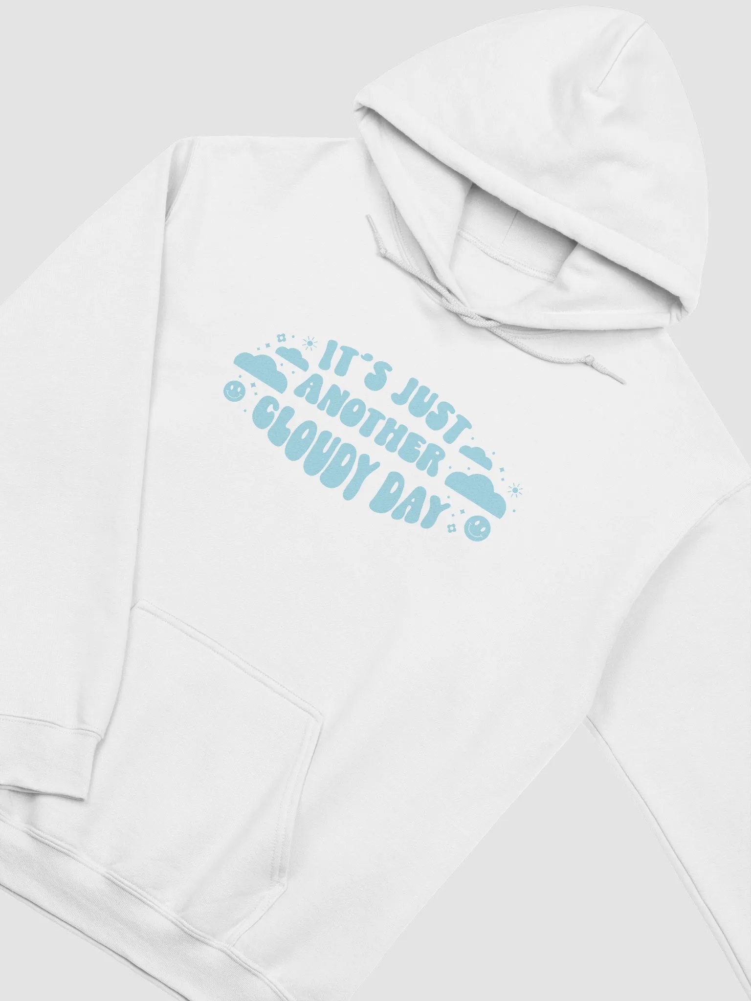 Cloudy Day Hoodie (White) product image (3)