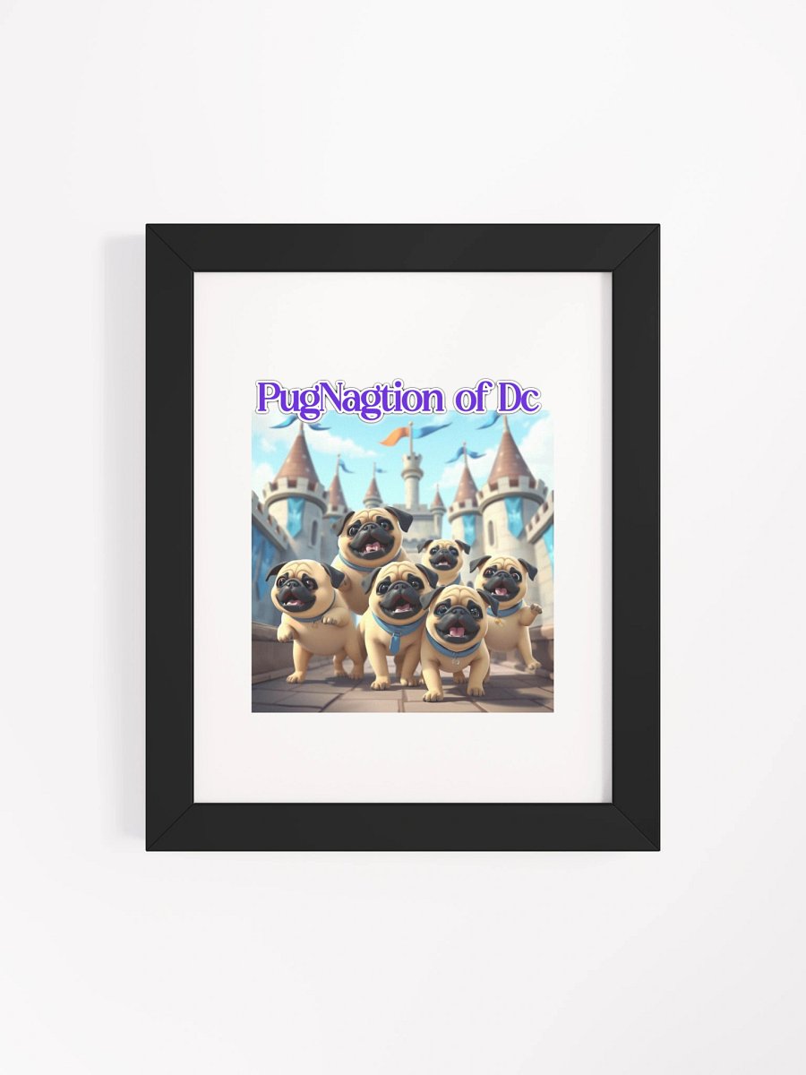 PugNation Castle Delight Framed Poster product image (4)
