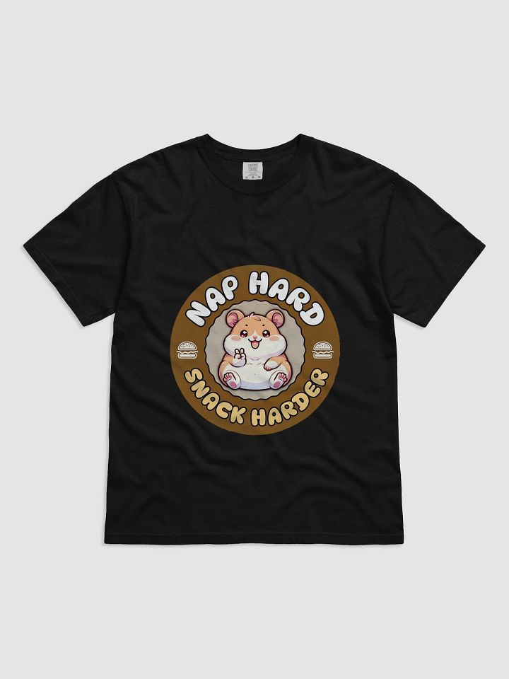 Nap Hard Snack Harder Hamster T-Shirt product image (1)