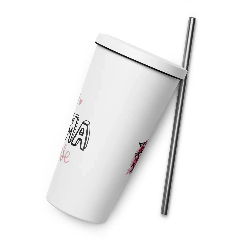 Vaso de acero inoxidable con pajita product image (7)