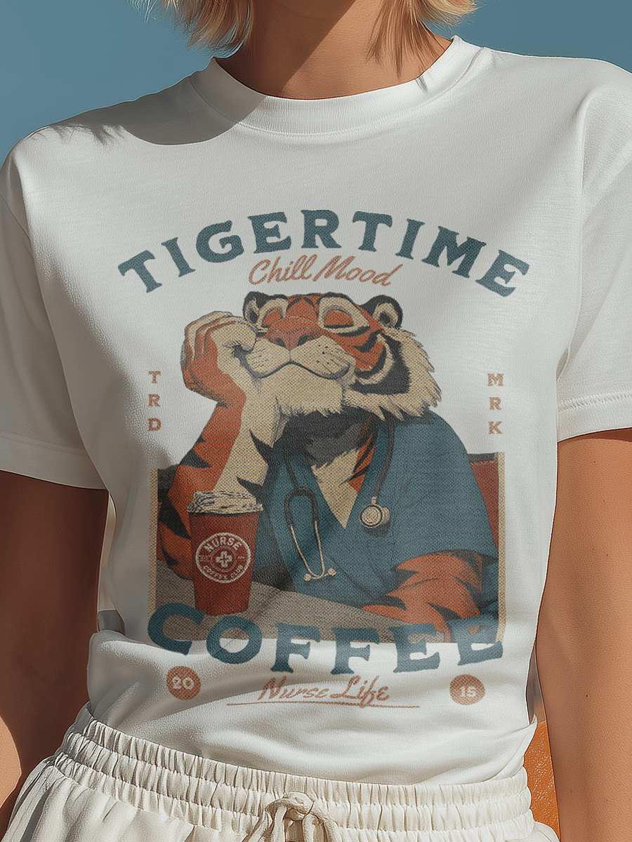 Nurse Life Tiger T Shirt,tigertime product image (87)
