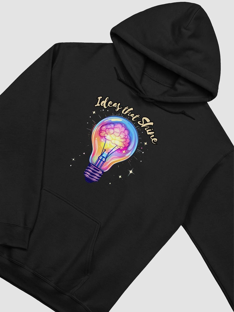 Colorful Brain Lightbulb Hoodie – Creative Unisex Sweatshirt for Artists & Thinkers product image (3)