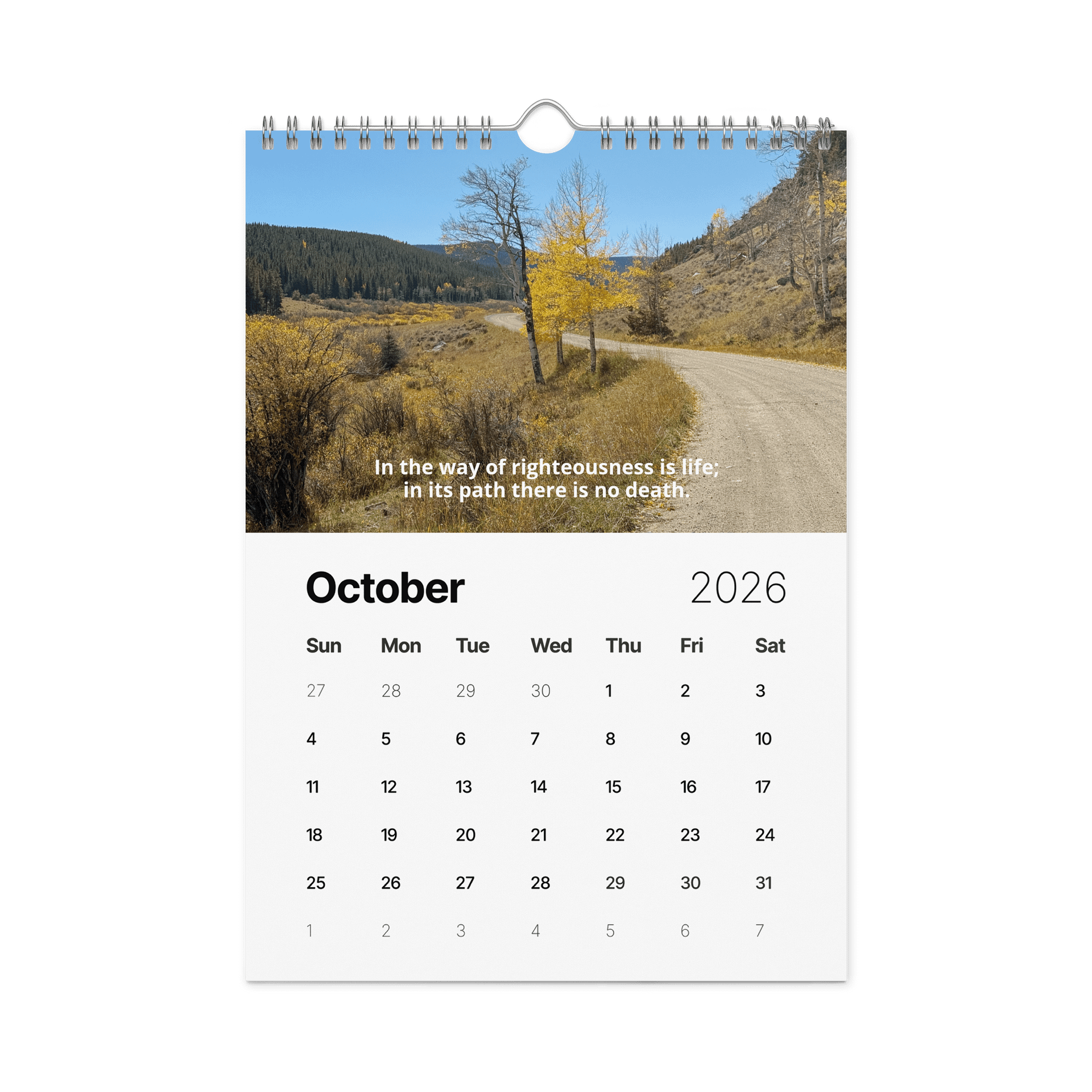 2026 Roads Less Traveled Photo Calendar product image (11)