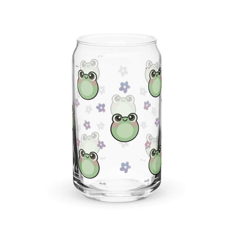 Froggy Pattern Glass Cup product image (39)